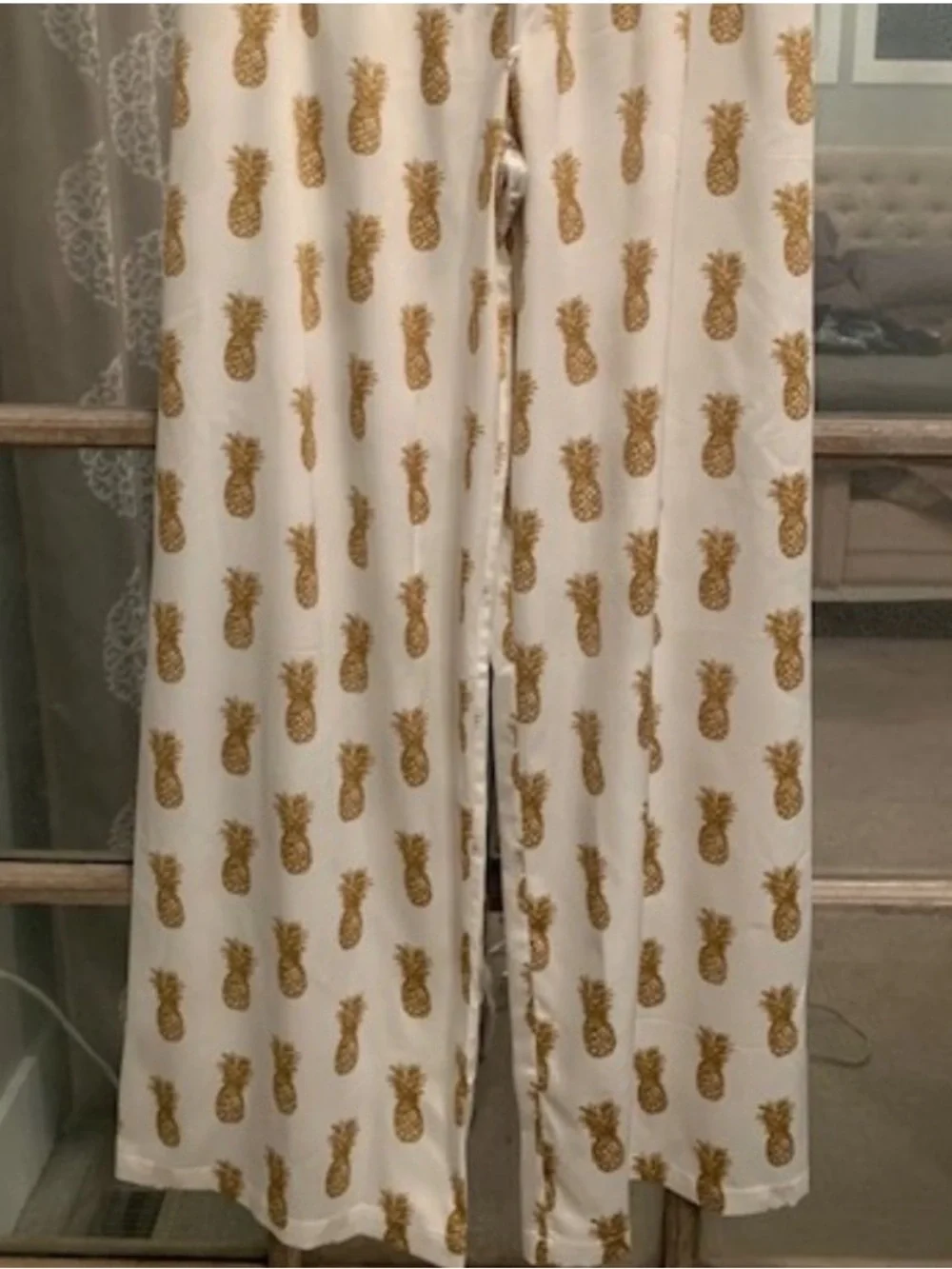 The Royal Standard - Pineapple Slumber Pants & Top Pajamas SET L